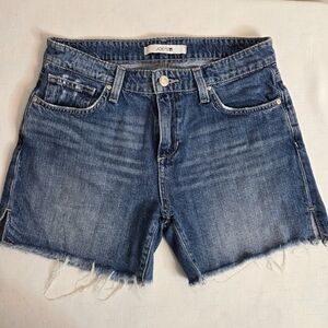 Joe’s Jeans, Cut Off Jean Shorts Raw Hem, Size 25